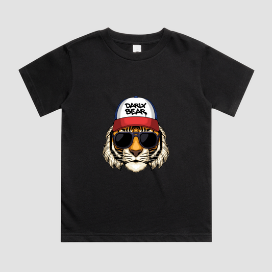 Darly Bear Tiger Trucker T-Shirt